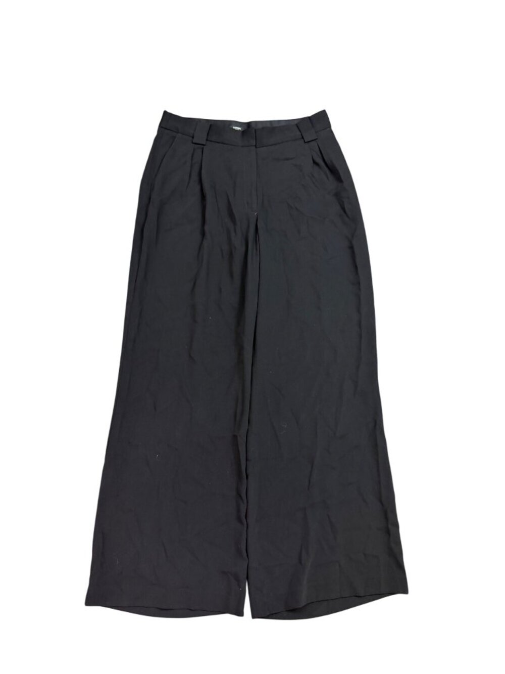 Express Womens Black Wide-Leg Stylist Pants Stylish Design Sz 12r View 2
